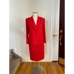 Lilli Ann Collections Vintage 60’s Red 2-piece suit